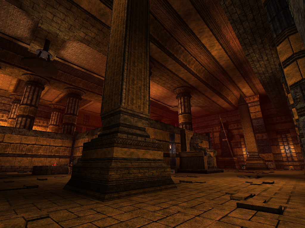 A low poly egyptian tomb