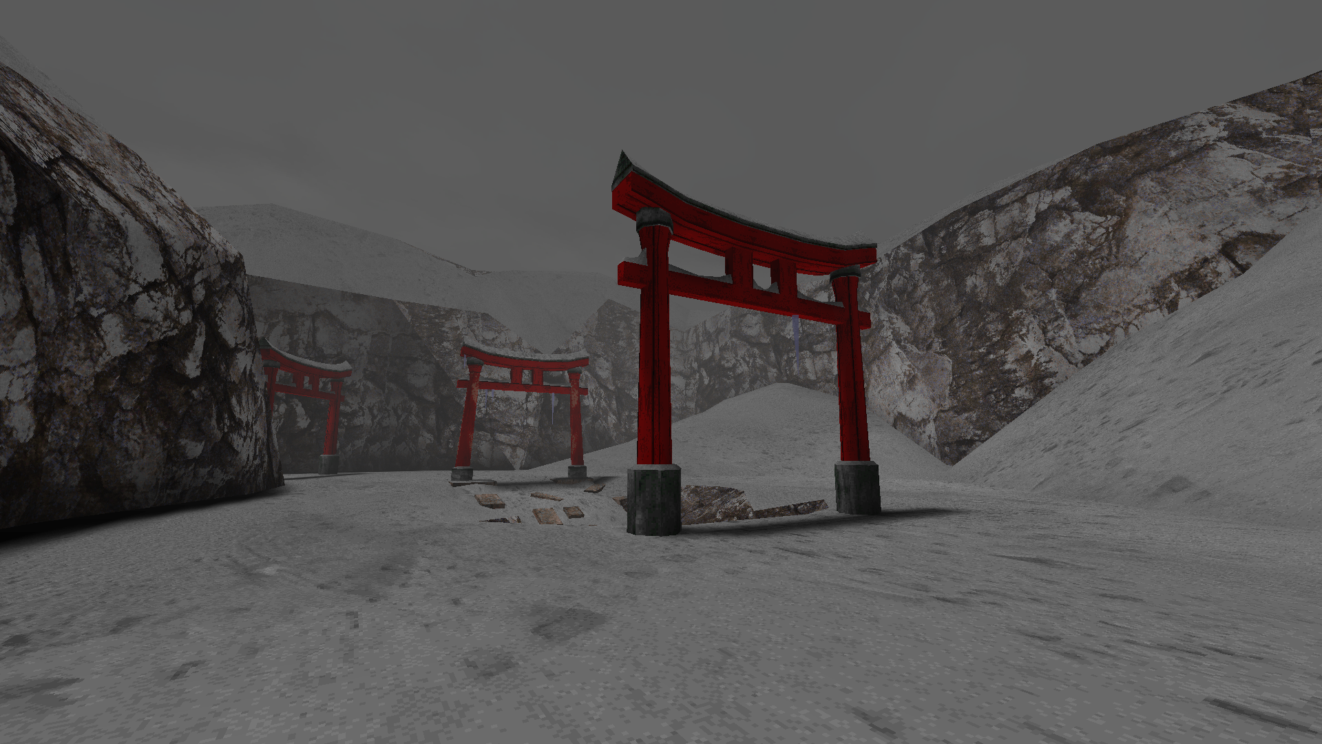 A sort of psuedo japanese inspired ice map thing.